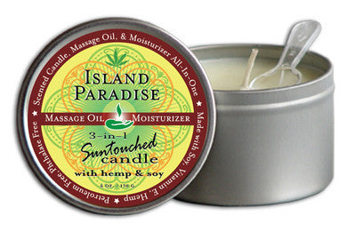 3-in-1 Island Paradise Suntouched Candle with Hemp - 6 Oz.