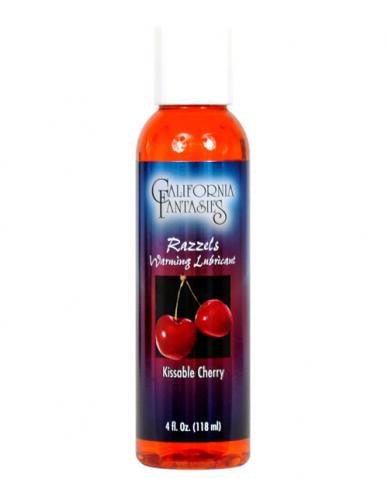 Razzels Flavored, Warming Lubricant Kissable Cherry - 4 oz.