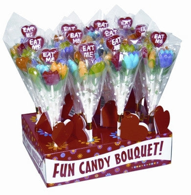 EAT ME! Candy Tulip Bouquet- 12 Count with Display