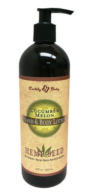 Cucumber Melon Hemp Seed Hand and Body Lotion - 16 Oz.