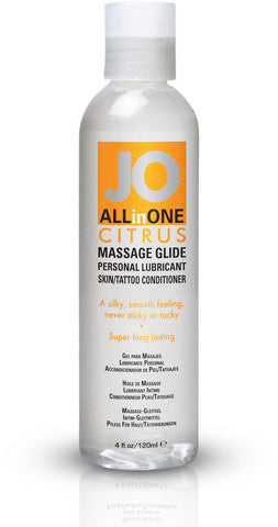 JO Sensual Citrus Massage Glide - 4 oz.