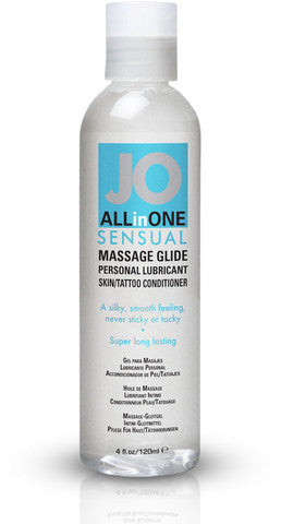 JO Sensual Massage Glide Unscented - 4 oz.