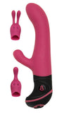 Rabbit Trois 50X Silicone Vibrator - Pink