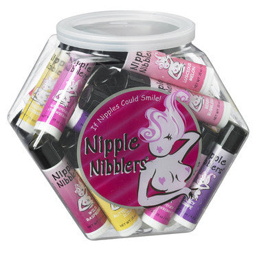 Nipple Nibblers Sticks -  Assorted Flavors - 36 Count  Fishbowl