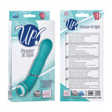 Up Power It Up - 10-Function Silicone Massager - Teal