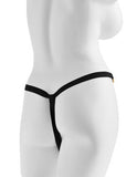 Fetish Fantasy Gold Plus Size  Vibrating Fantasy Panty -  Black