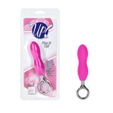 Flex It Up Pliable Silicone  Probe with Designer Pull Ring - Pink