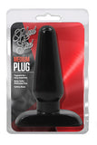 Hard Steel - Medium Plug -  Black