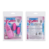 Pocket Exotics Vibrating  Double Pink Passion Bullets