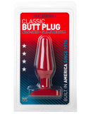Butt Plug Non-Skid Slim Medium - Red