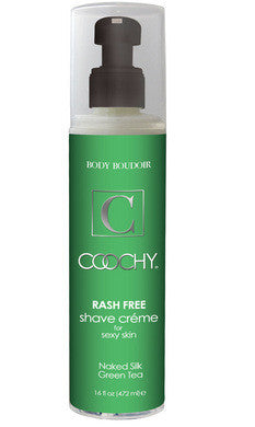 Coochy Rash Free Shave Creme - Naked Silk Green Tea - 16 oz.