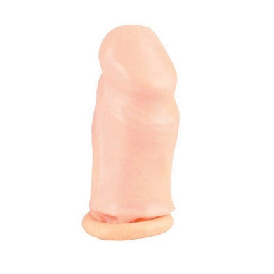 Latex Extension Smooth Cock Head 3-inch - Ivory