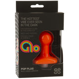 Glo Pop Plug Vibrating - Orange