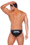 Wet Look Brief - Black - One  Size
