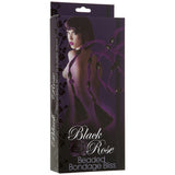 Black Rose Beaded Bondage  Bliss - Purple