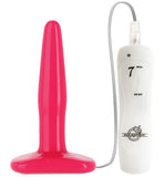 Glo Butt Plug Slim Vibrating - Pink