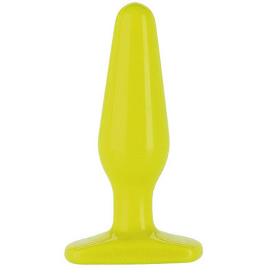 Glo Butt Plug Thick - Yellow