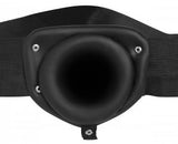 Erection Assist Hollow  Strap-on - Black