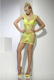 Seamless Mini Dress - Neon Green