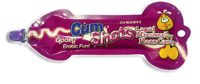Cum Shots - Liquid Marshmallow  Foam Candy - Cherry