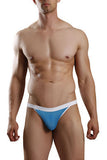 Jock Strap - Turquoise-white  - Large-extra Large