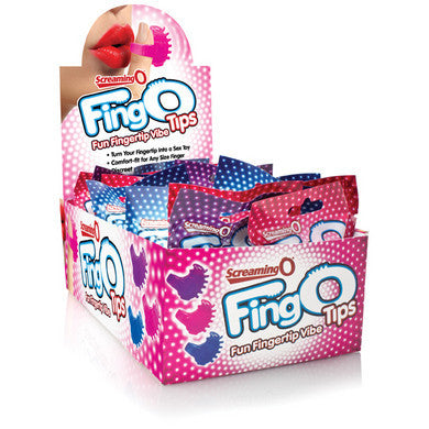 Screaming O Fingos Tips -  Assorted Colors - 18 Count Box
