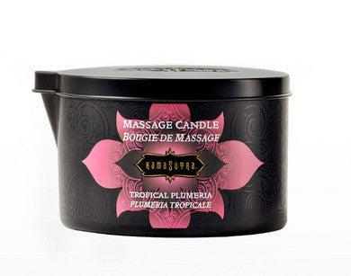 Massage Candle Tropical Plumeria  - 6 oz.
