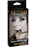 Fetish Fantasy Gold Open Mouth  Gag - Gold
