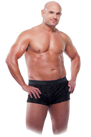 Fetish Fantasy Lingerie See-Thru Boxer - 2XL/3XL