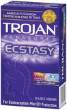 Trojan Pleasures Ecstasy  Fire and Ice - 10 Pack