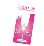 Light Up Pecker Champagne  Glass