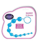 Sassy 10 Anal Beads - Blue