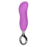 Curve It Up Pliable Silicone  Probe with Designer Pull Ring - Purple