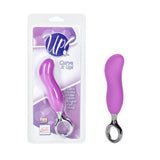 Curve It Up Pliable Silicone  Probe with Designer Pull Ring - Purple