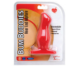 Tlc Bum Buddies Rear End  Rapture Intermediate Silicone  Anal Plug - Red   Ts1484009