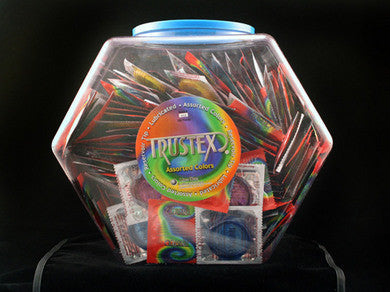 Trustex Assorted Colors -  288 Piecee Fishbowl