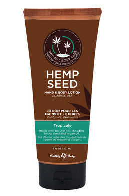 Hemp Seed Hand and Body  Lotion - Tropicale - 7 Oz.  Tube