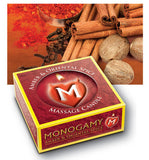 Monogamy Small Massage Candle - Steamy - Amber And Oriental