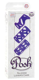 Posh Silicone Lovers Cage -  Purple