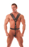 Male Leather Bondage Harness