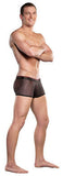 Herringbone Crochet Mini Short  - Black - Medium