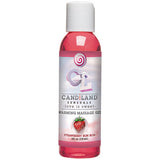 Candiland Sensuals Warming  Massage Gel - Strawberry Bon  Bon - 4 Oz.