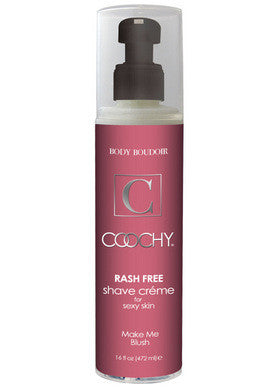 Coochy Rash-Free Shave Creme - Make Me Blush - 16 oz..