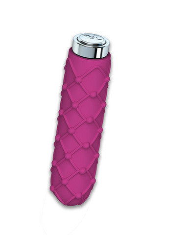 Key Charms Petite Massager - Lace - Raspberry Pink