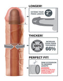Fantasy X-tensions Mega 2-inch  Extension - Flesh