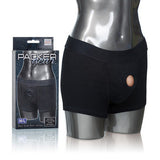Packer Gear Black Boxer  Brief Harness - Medium-Large