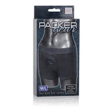 Packer Gear Black Boxer  Brief Harness - Medium-Large