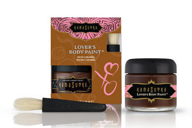 Caramel Lover's Body Paint With Brush - 2 oz.