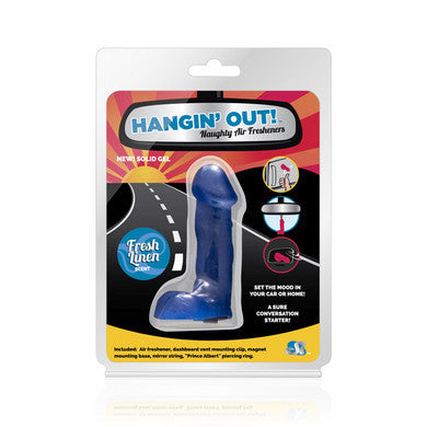 Hangin out Naughty Air  Freshener - Fresh Linen -  Blue