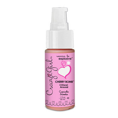 Crazy Girl Cherry Bomb Clitoral Arousal - Cupcake Sweetie - 1 oz.